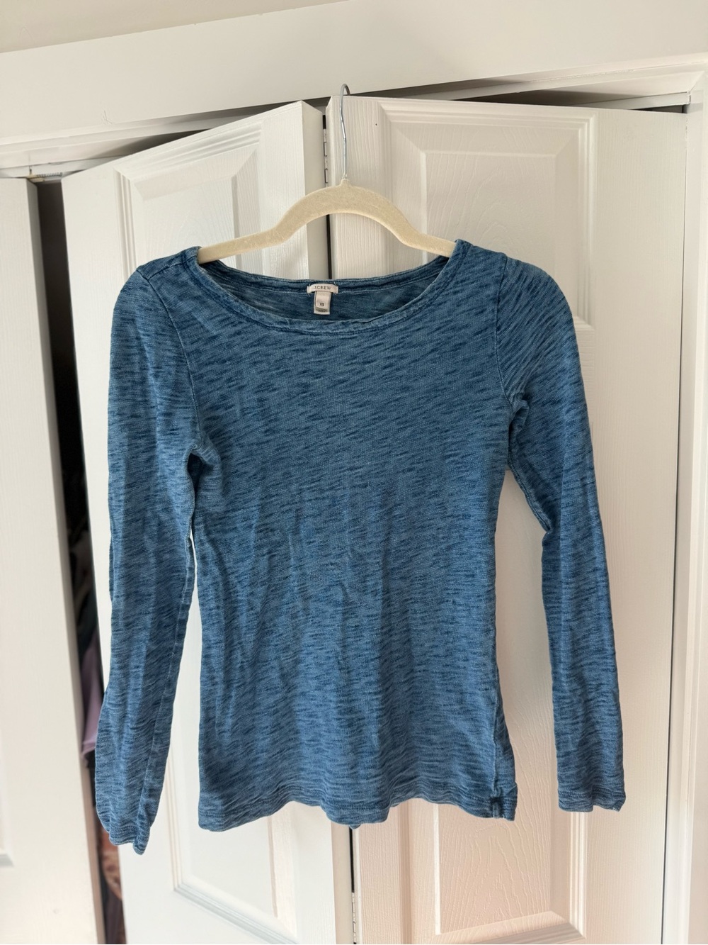 J. Crew Blue Long Sleeve Tee